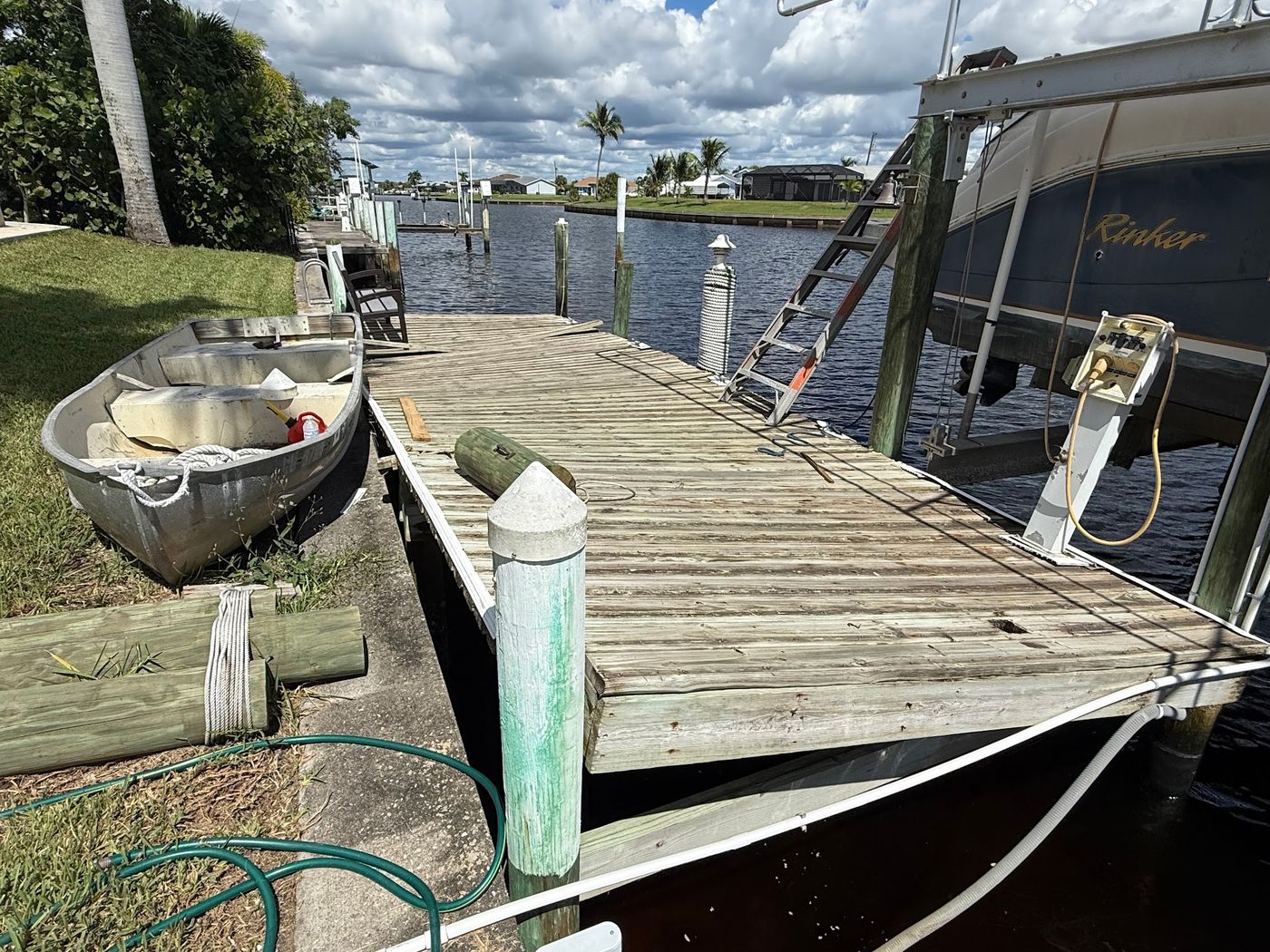 A tired deck called in for a look